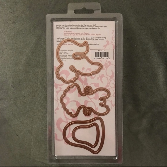 Spellbinders Heartfelt Creations cut & emboss Christmas Cheer 4-die set - Picture 4 of 9